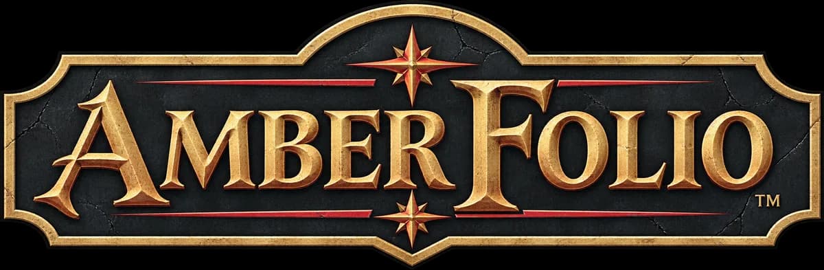 The Amber Folio logo
